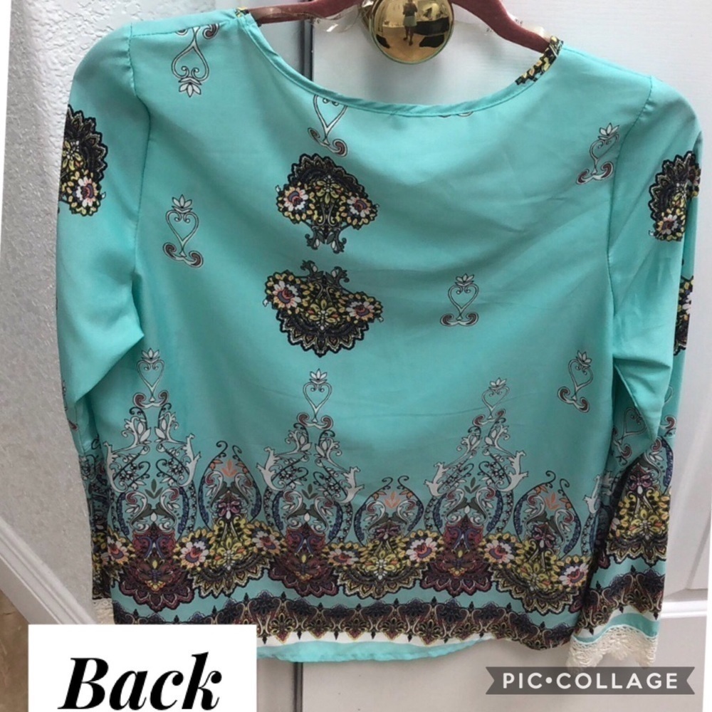 Boho V Neck Top - Picture 3 of 4